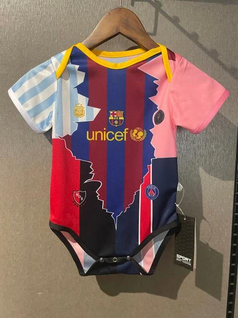 Soccer Legend Messi 2025-26 Iconic Little Fan Gear Baby Bodysuit – All club by Soccer Jersey
