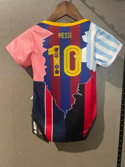 Soccer Legend Messi 2025-26 Iconic Little Fan Gear Baby Bodysuit – All club by Soccer Jersey