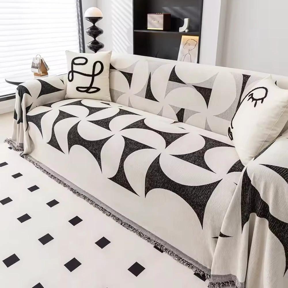Windmill Pattern Sofa Cover by Casa & Beyond US