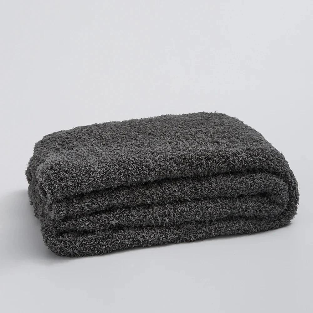 Soft Nest Minimalist Knit Throw Blanket by Casa & Beyond
