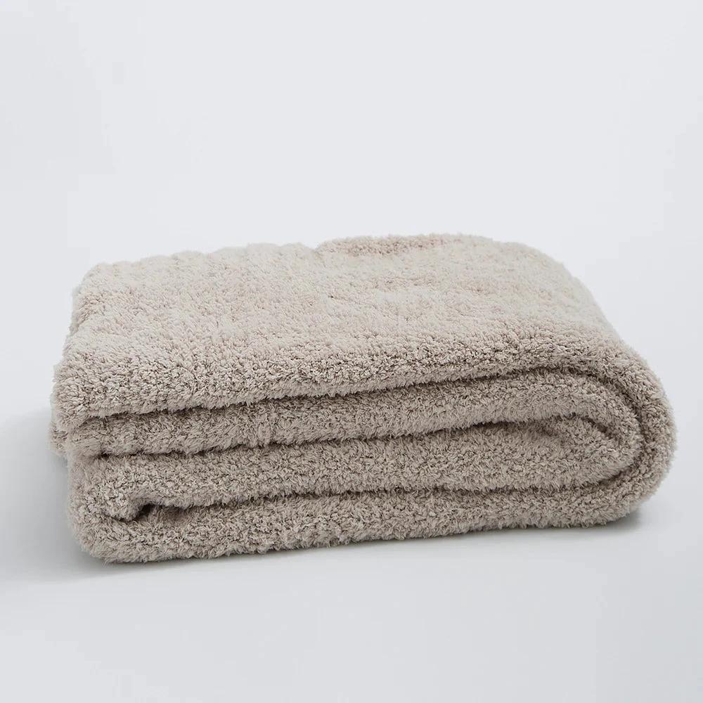 Soft Nest Minimalist Knit Throw Blanket by Casa & Beyond