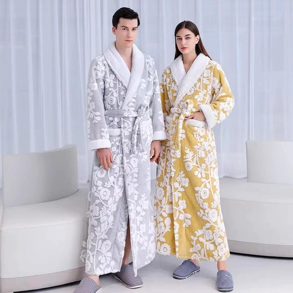 Solane Luxe Jacquard Bathrobe by Casa & Beyond