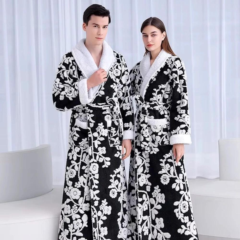 Solane Luxe Jacquard Bathrobe by Casa & Beyond