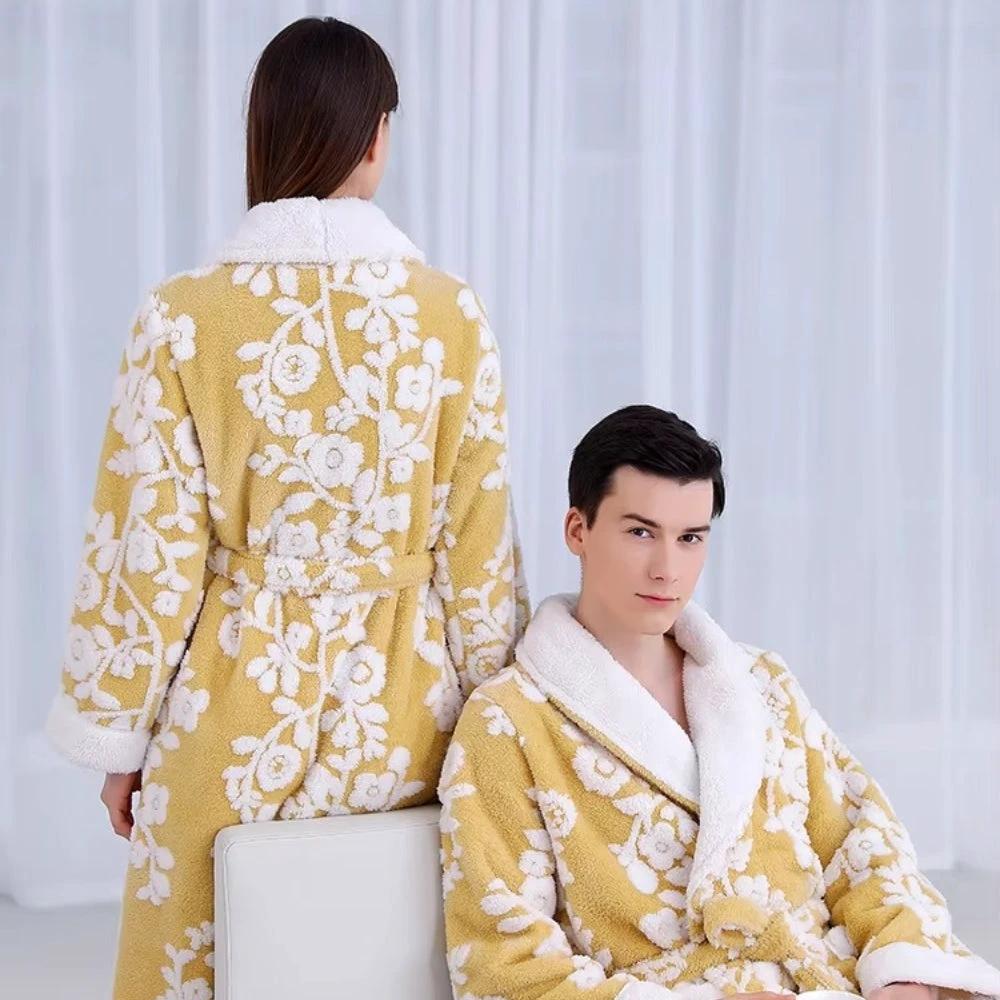 Solane Luxe Jacquard Bathrobe by Casa & Beyond