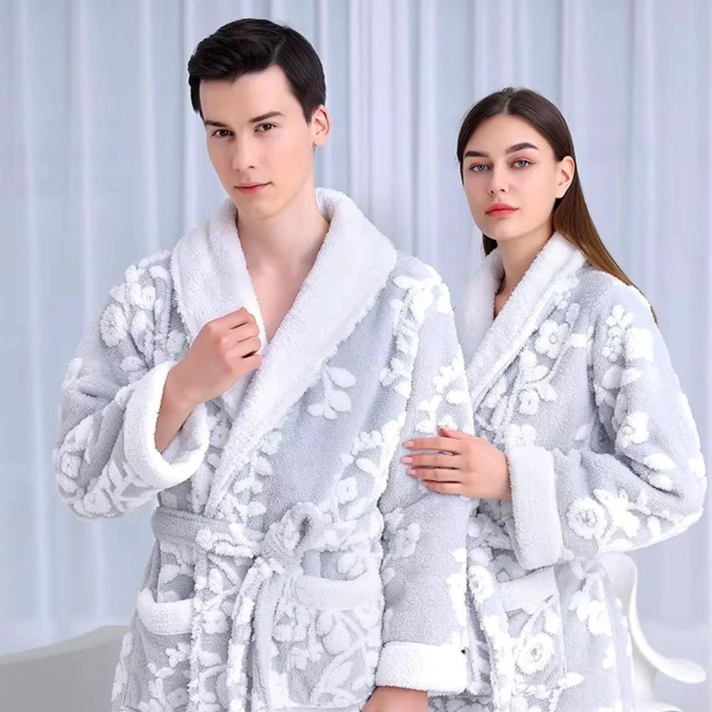 Solane Luxe Jacquard Bathrobe by Casa & Beyond