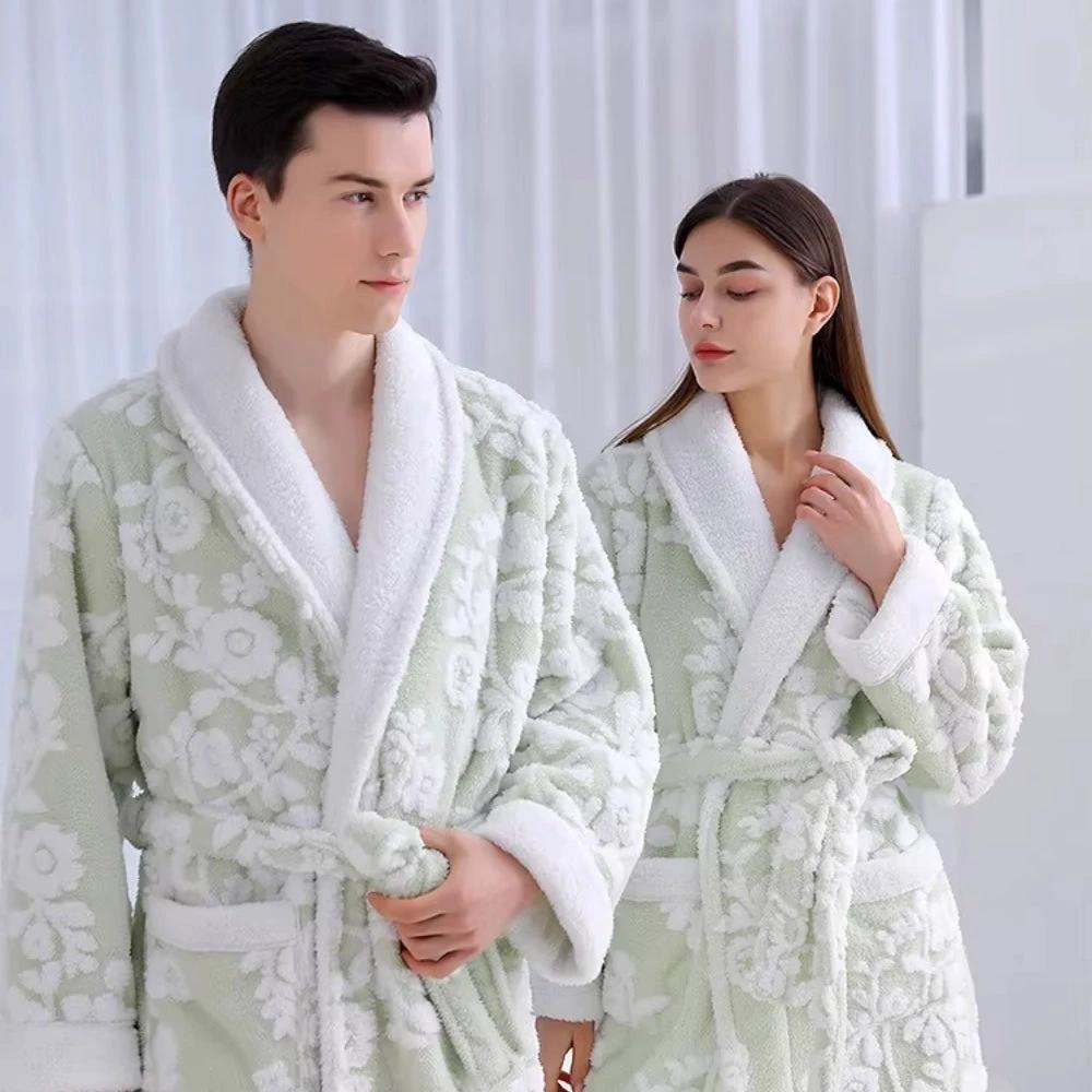 Solane Luxe Jacquard Bathrobe by Casa & Beyond