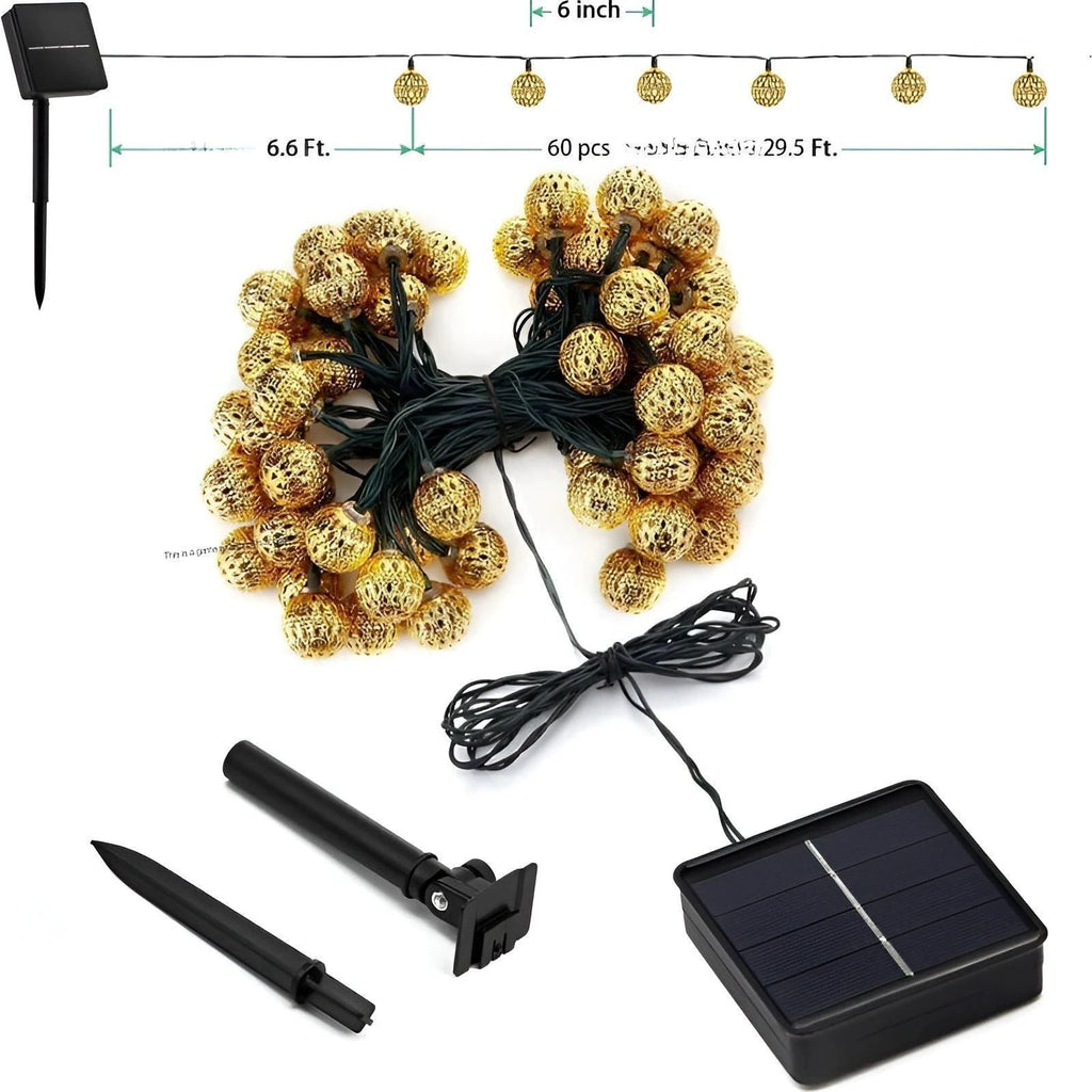 Weatherproof solar powered fairy lights for a warm outdoor atmosphere Bowlift by Bowlift