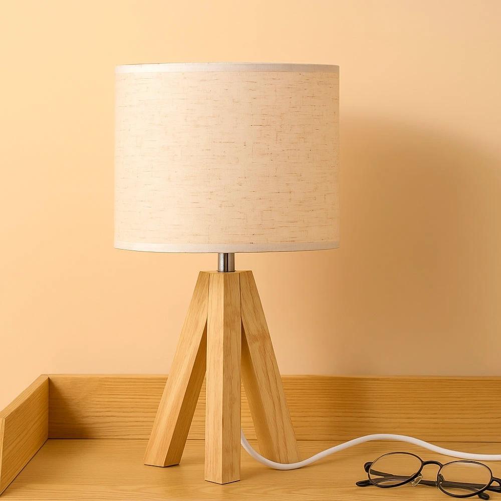 Solara Minimalist Tripod Table Lamp by Casa & Beyond