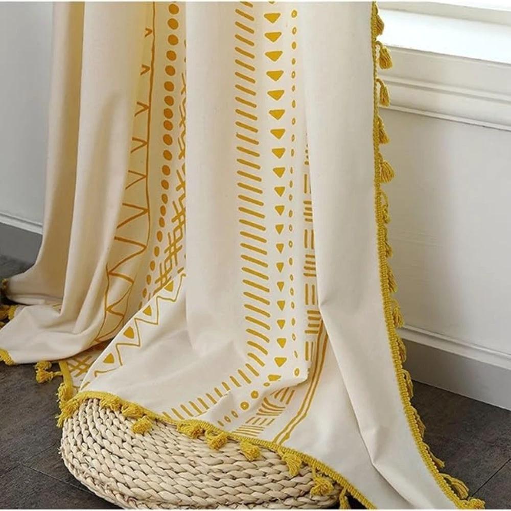 Solstice Loom Artisan Tassel Curtain by Casa & Beyond