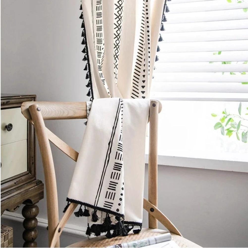 Solstice Loom Artisan Tassel Curtain by Casa & Beyond