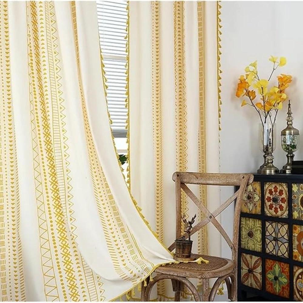 Solstice Loom Artisan Tassel Curtain by Casa & Beyond