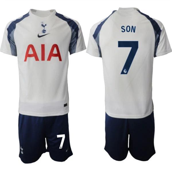 Son Heung-min Jersey #7 White Home 2025-26 Soccer Suit by Soccer Jersey