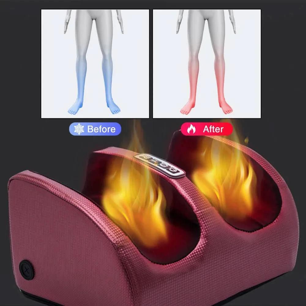 Luxury Shiatsu Foot Massager with Heat Function by BowLift