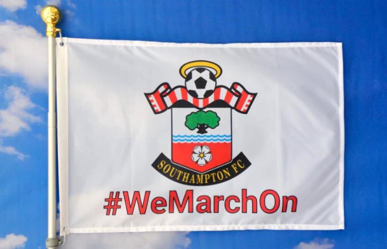 Southampton F.C. Football Club Flag White 3x5ft Banner Polyester by flagsjustdoit
