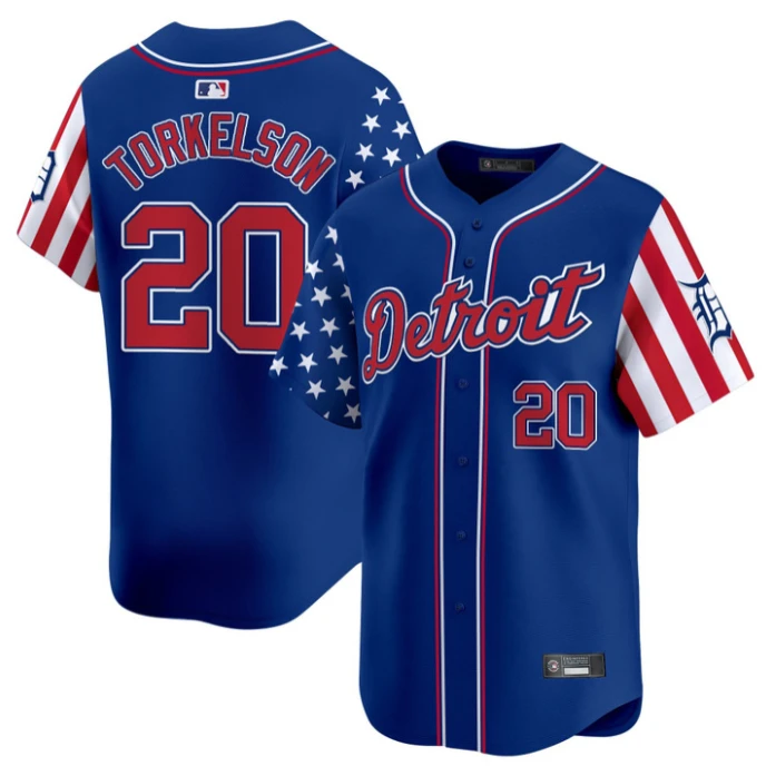 Spencer Torkelson Jersey #20 Detroit Tigers 2025 Memorial Day Vapor Premier Limited Stitched Royal by My Store