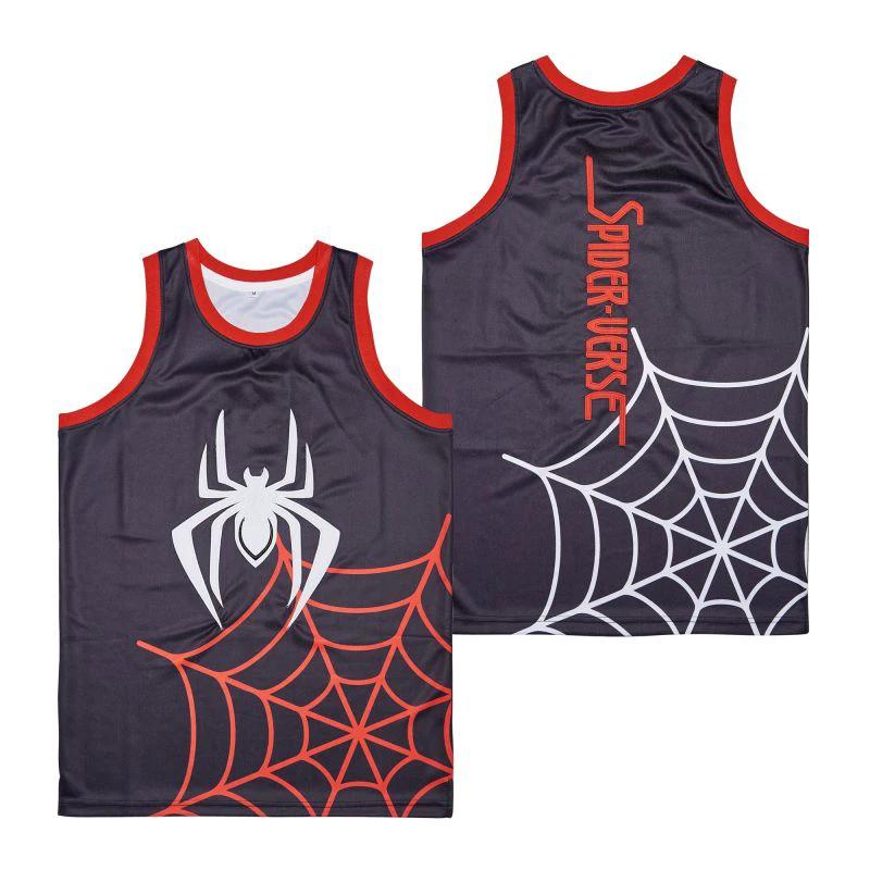 Spiderman Into The Spider Verse Movie Basketball Jersey by My store basketball