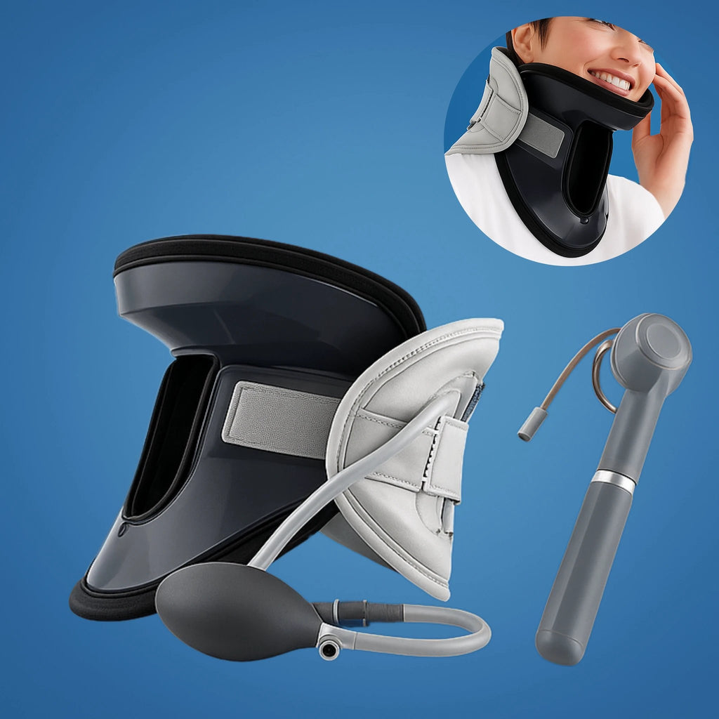 SpineEase | Neck Traction Collar – Cervical Retractor for Spinal Decompression, Nerve & Posture Support – Neck Pain Relief Aid Bowlift by Bowlift