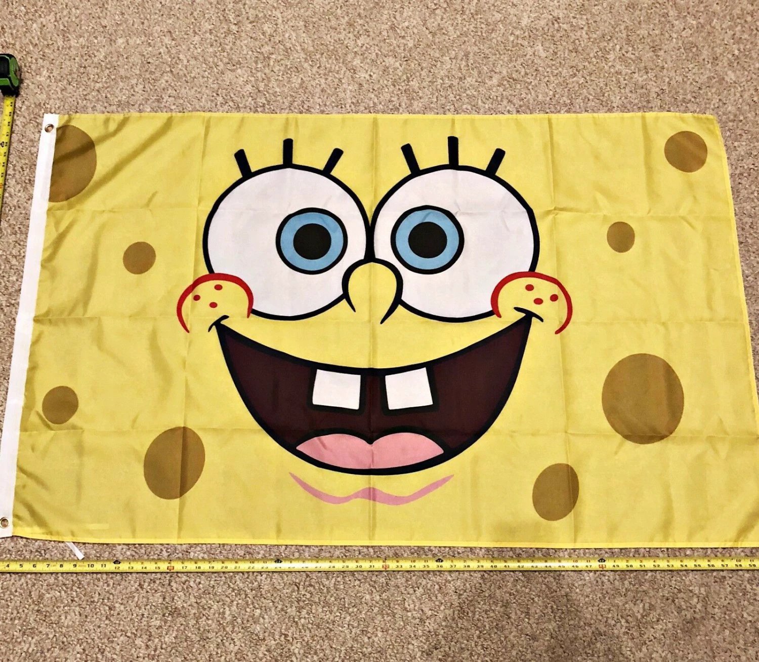 SpongeBob 3x5ft Flag SpongeBob SquarePants Bikini Bottom Mr. Crabs by flagsjustdoit