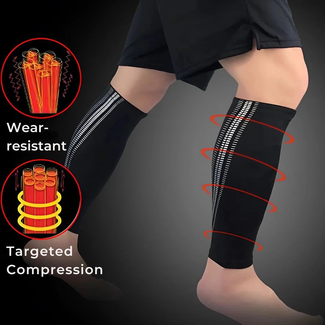 SportFlex Support Socks - 1pce | for Enhanced Muscle Stability and Compression - Reduce Fatigue During Athletic Activities Bowlift by Bowlift