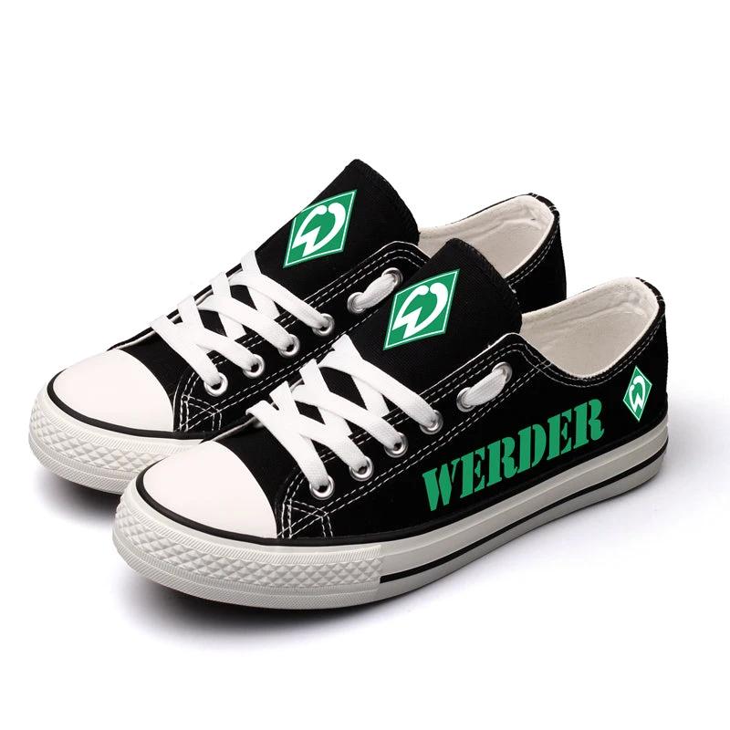Sportverein Werder Bremen Low Top Canvas Sport Sneakers Shoes For Men Women Fans by Crocs