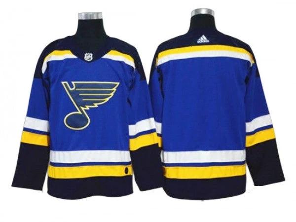 St. Louis Blues Blank Blue Home Jersey by Hockey David