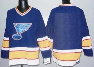St. Louis Blues Customized Blue CCM Jersey by Hockey David