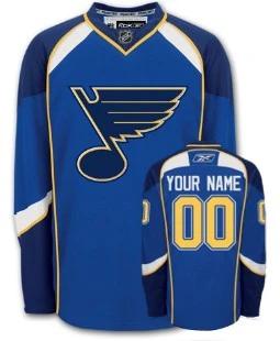 St. Louis Blues Customized Blue Jersey by Hockey David