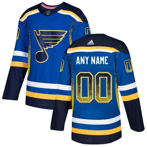 St. Louis Blues Royal Customized Drift Fashion Jersey by Hockey David