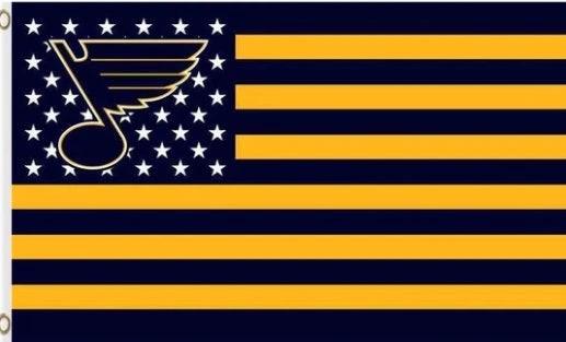 St. Louis Blues Sport Flag 3X5Ft Polyester Digital Print Banner USA by flagsjustdoit
