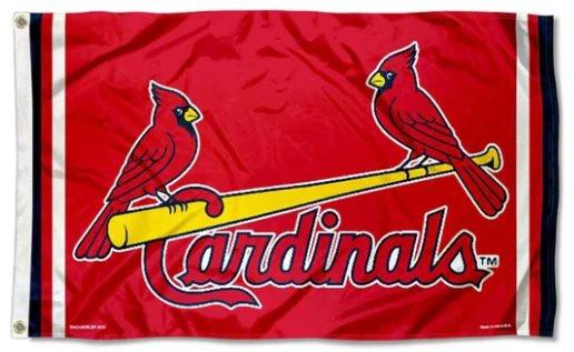 St. Louis Cardinals Birds Flag 3X5Ft Banner USA Polyester with Brass Grommets by flagsjustdoit