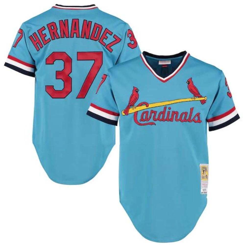 St. Louis Cardinals Keith Hernandez Blue 1979 Throwback Pullover Jersey by My Store