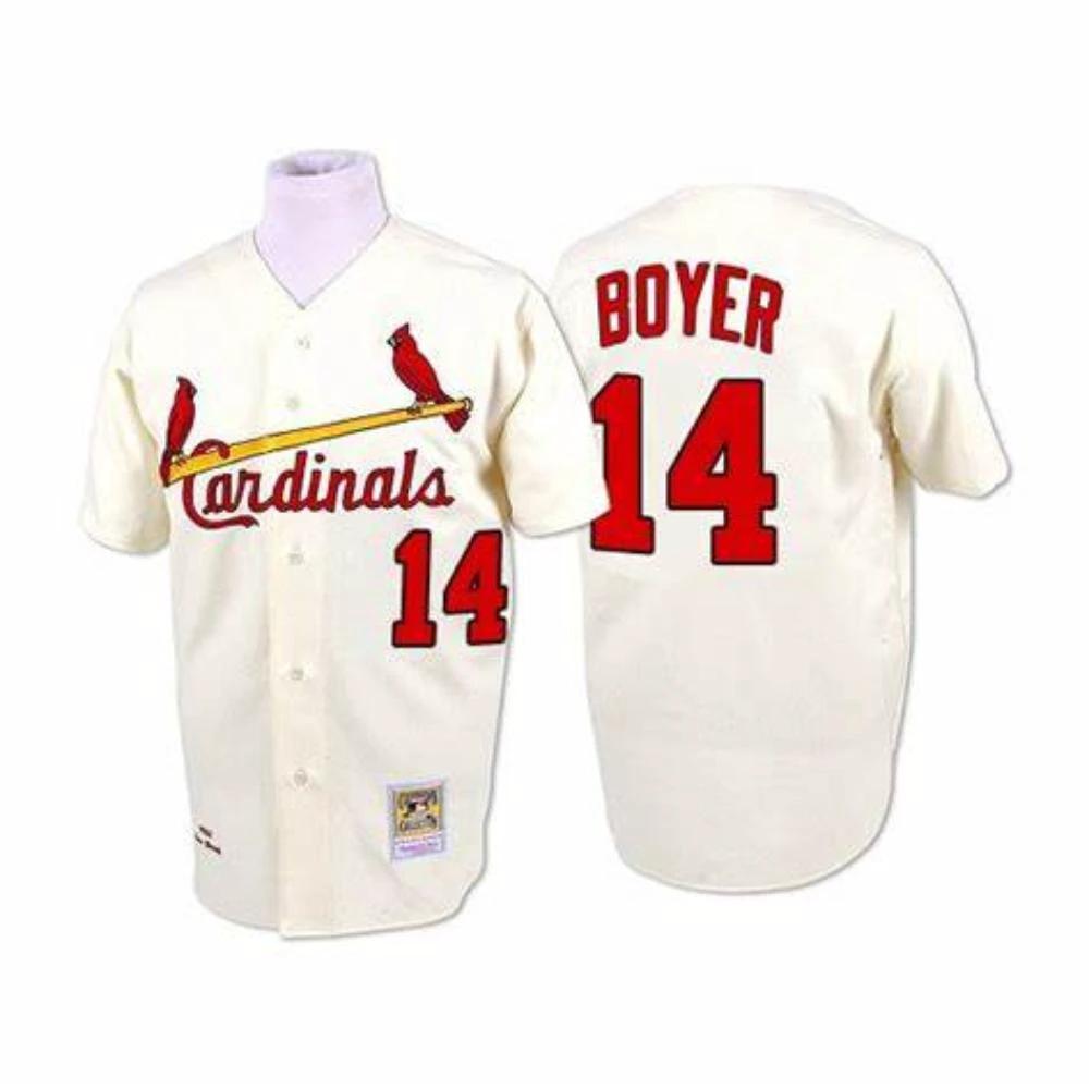 St. Louis Cardinals Ken Boyer Cream 1964 Throwback Jersey by My Store