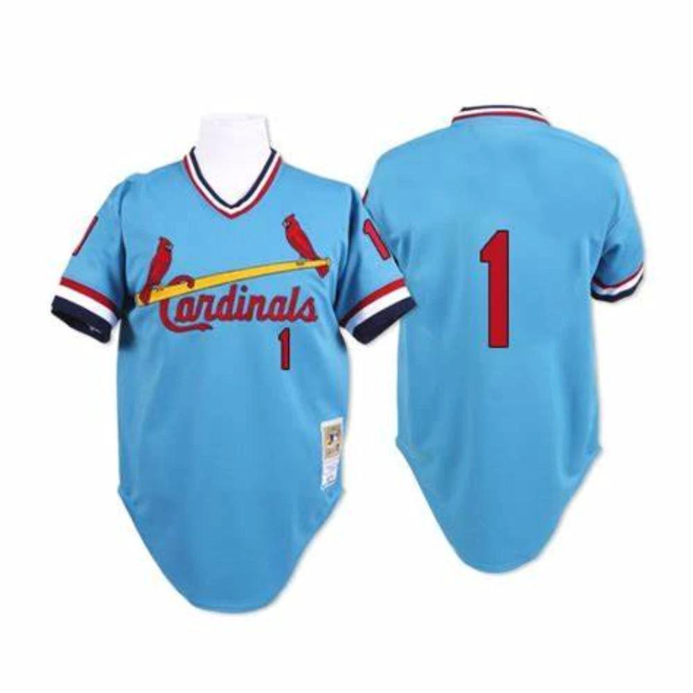 St. Louis Cardinals Ozzie Smith Blue Throwback Jersey by My Store