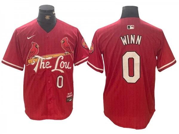 St. Louis Cardinals #0 Masyn Winn Red 2024 City Connect Limited Jersey by My Store