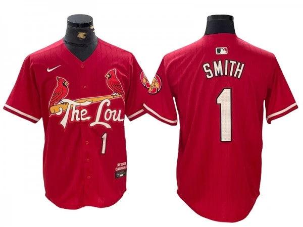 St. Louis Cardinals #1 Ozzie Smith Red 2024 City Connect Limited Jersey by My Store