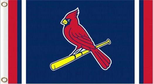 St Louis Cardinals Custom Flag 3X5Ft Banner USA Polyester with Brass Grommets by flagsjustdoit