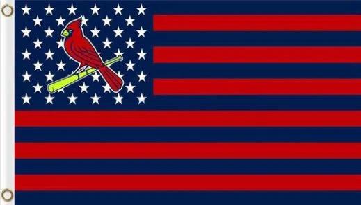 St Louis Cardinals Flag 3X5Ft Banner USA Polyester with Brass Grommets by flagsjustdoit