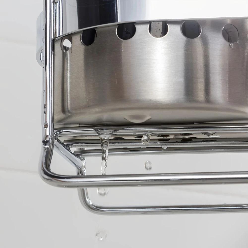 Stainless Steel Utensil Holder with Hole by Casa & Beyond