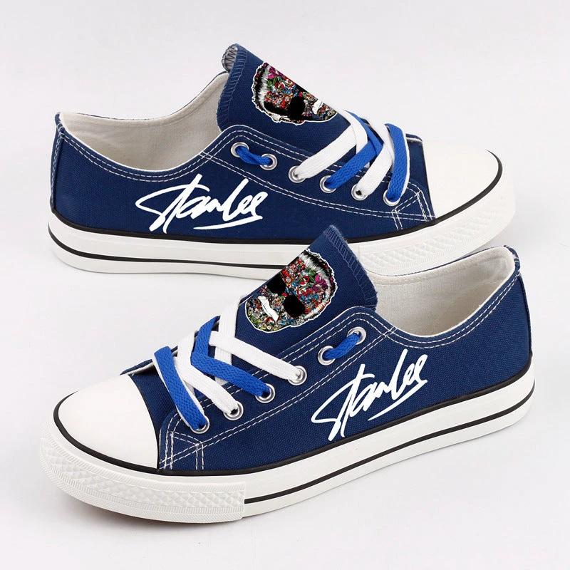 Stan Lee Low Top Canvas Sport Sneakers Shoes For Men Women Fans by Crocs