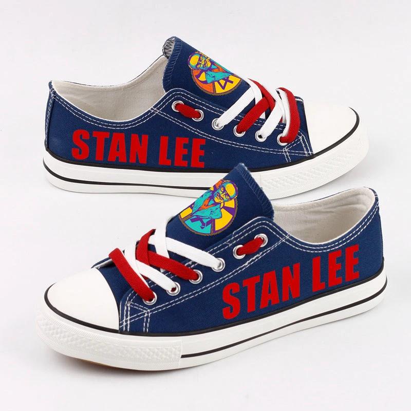 Stan Lee Low Top Canvas Sport Sneakers Shoes For Men Women Fans by Crocs