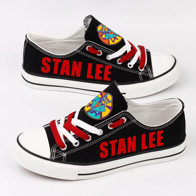 Stan Lee Low Top Canvas Sport Sneakers Shoes For Men Women Fans by Crocs