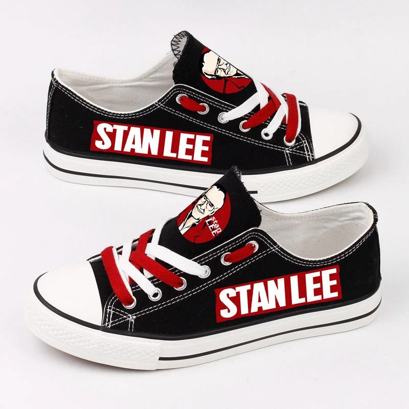 Stan Lee Low Top Canvas Sport Sneakers Shoes For Men Women Fans by Crocs