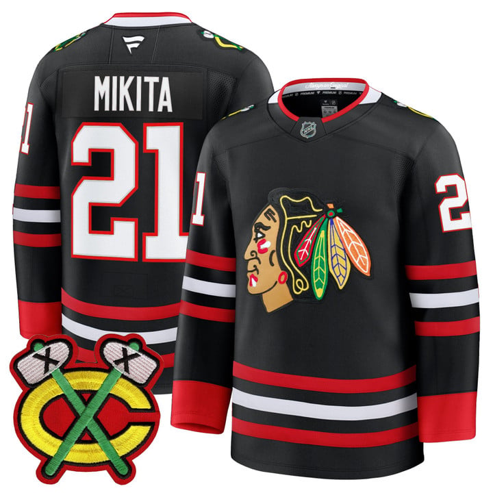Stan Mikita Jersey #21 Chicago Blackhawks 2025-26 Premium Stitched by Hockey David