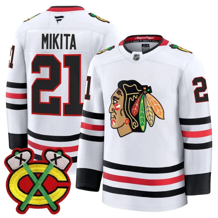 Stan Mikita Jersey #21 Chicago Blackhawks 2025-26 Premium Stitched by Hockey David