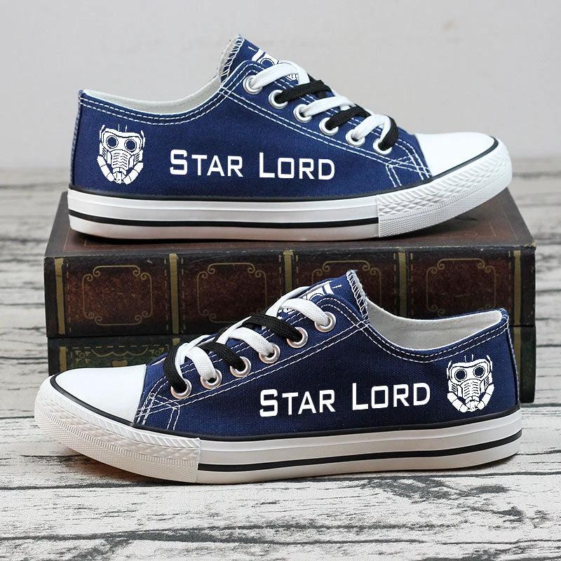 Star Lord Low Top Canvas Sport Sneakers Shoes For Men Women Fans by Crocs