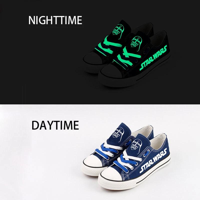 Star Wars Low Top Canvas Sport Sneakers Shoes For Men Women Fans by Crocs