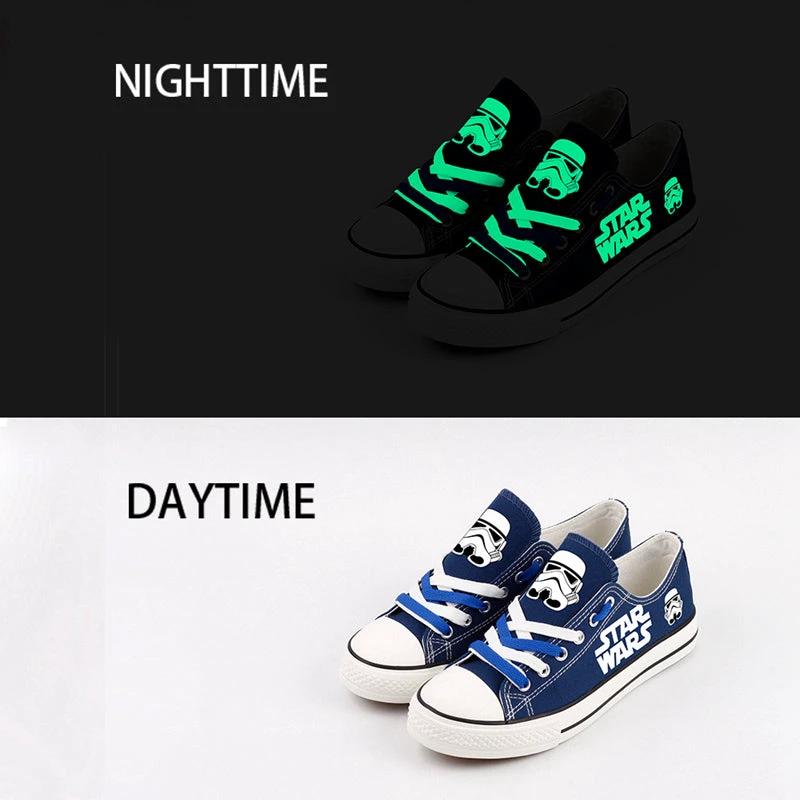 Star Wars Low Top Canvas Sport Sneakers Shoes For Men Women Fans by Crocs