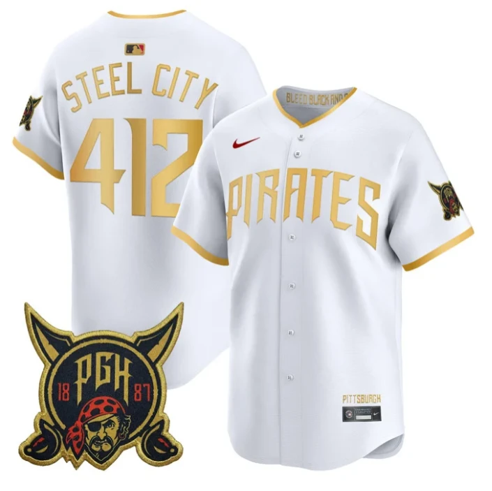 Steel City Jersey #412 Pittsburgh Pirates 2026 City Connect Premier Stitched by My Store