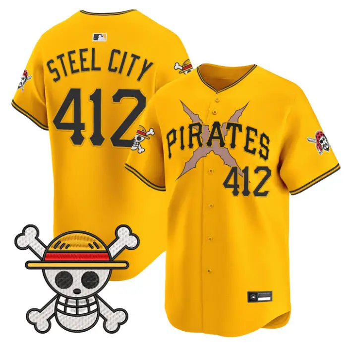 Steel City Jersey #412 Pittsburgh Pirates One Piece Premier Stitched by My Store
