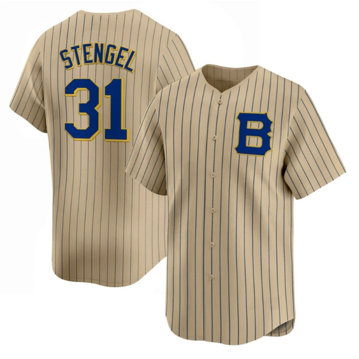Stengel #31 Boston Bees Pinstripe Jersey - All Stitched by My Store